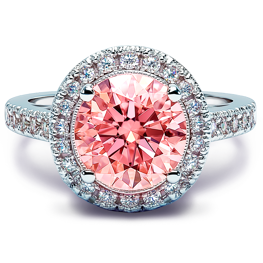 4.18 Carat Pink Dynasty Diamond Royal Ring