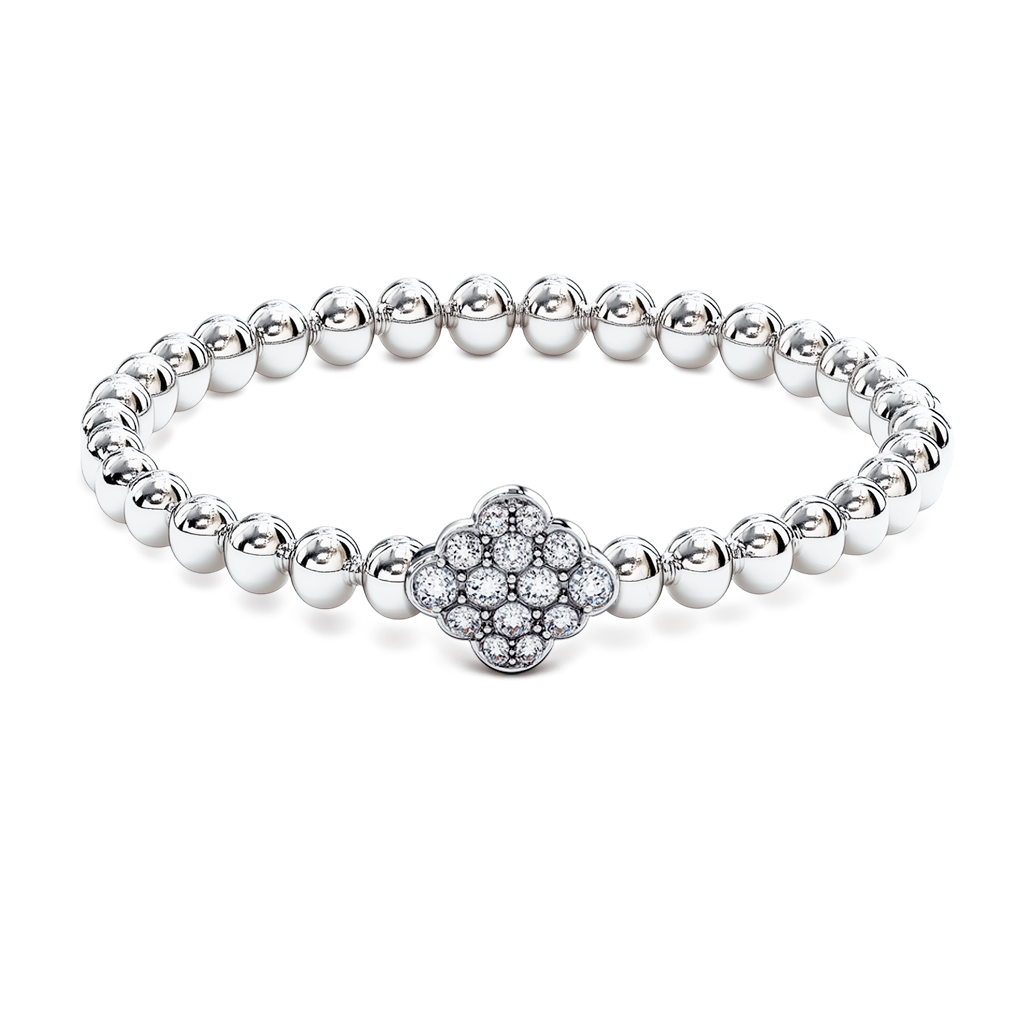 1.85 Carat Diamond Bracelet in 14k White Gold