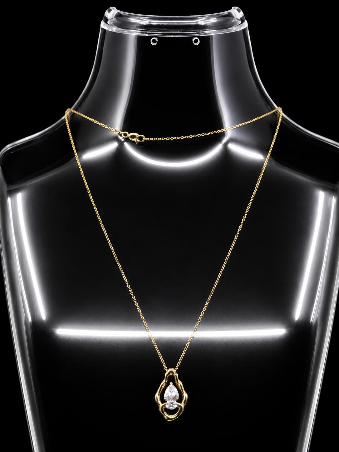 Pear Pendant Necklace