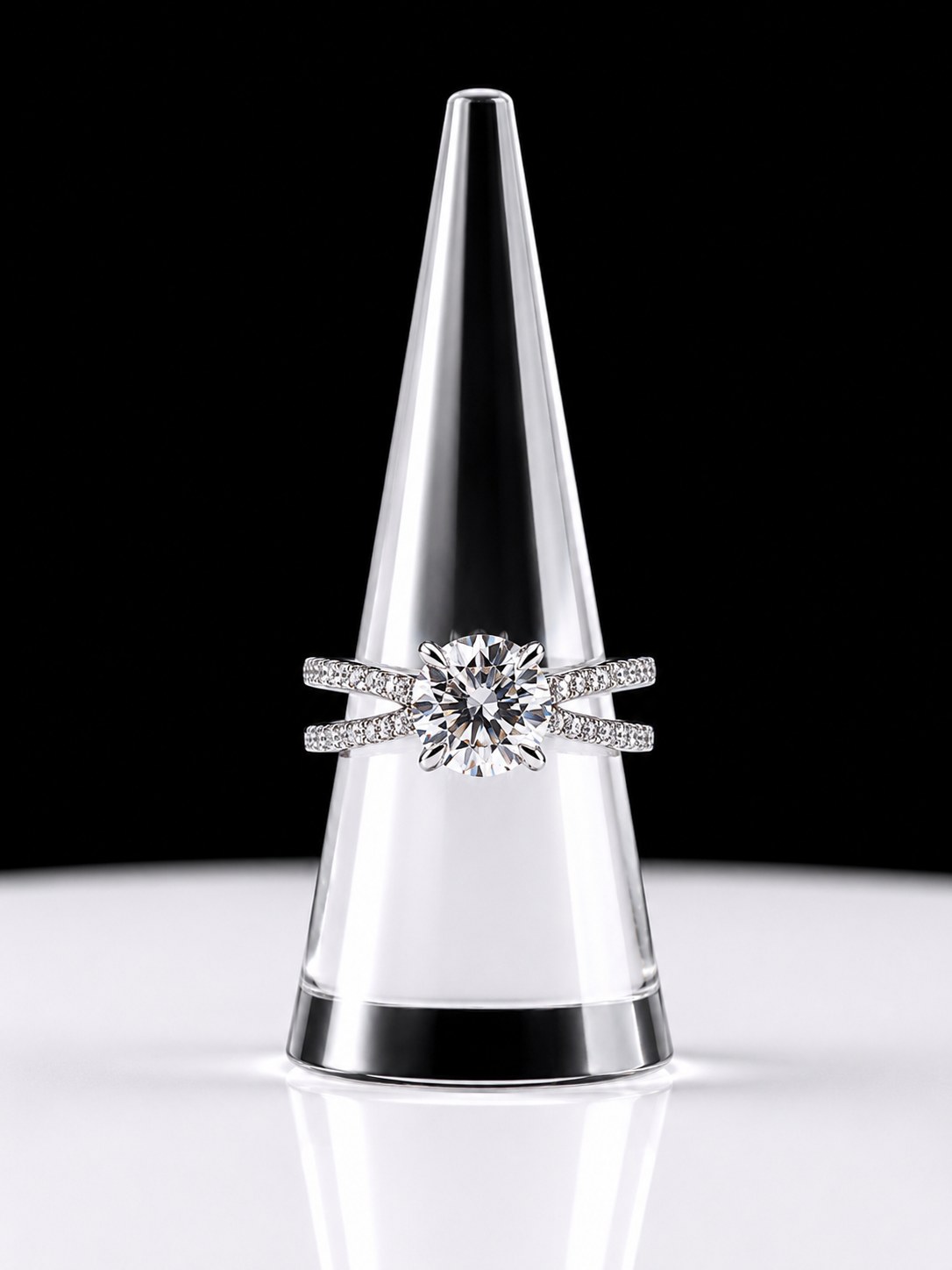 Round Engagement Ring