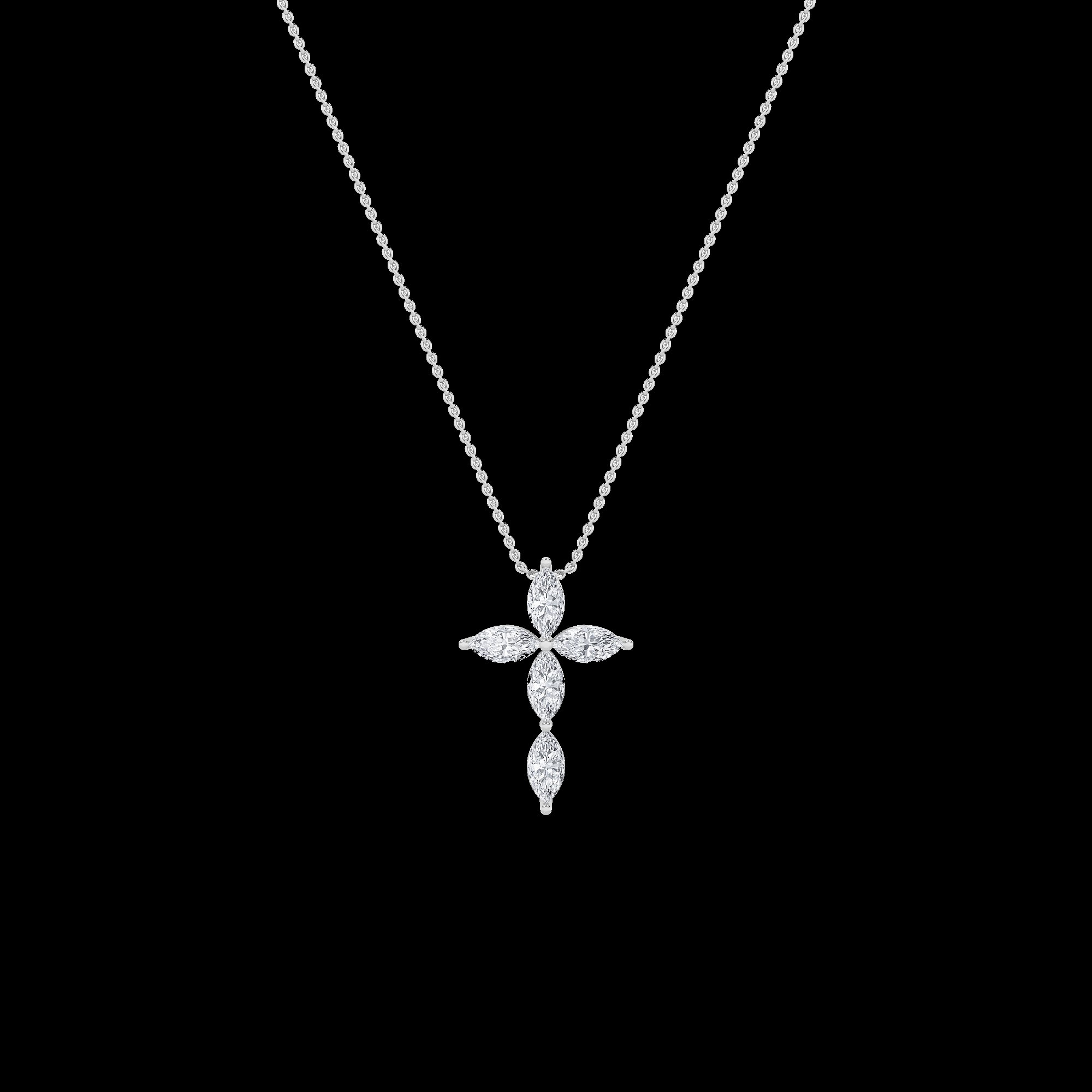 Marquise Cross Pendant