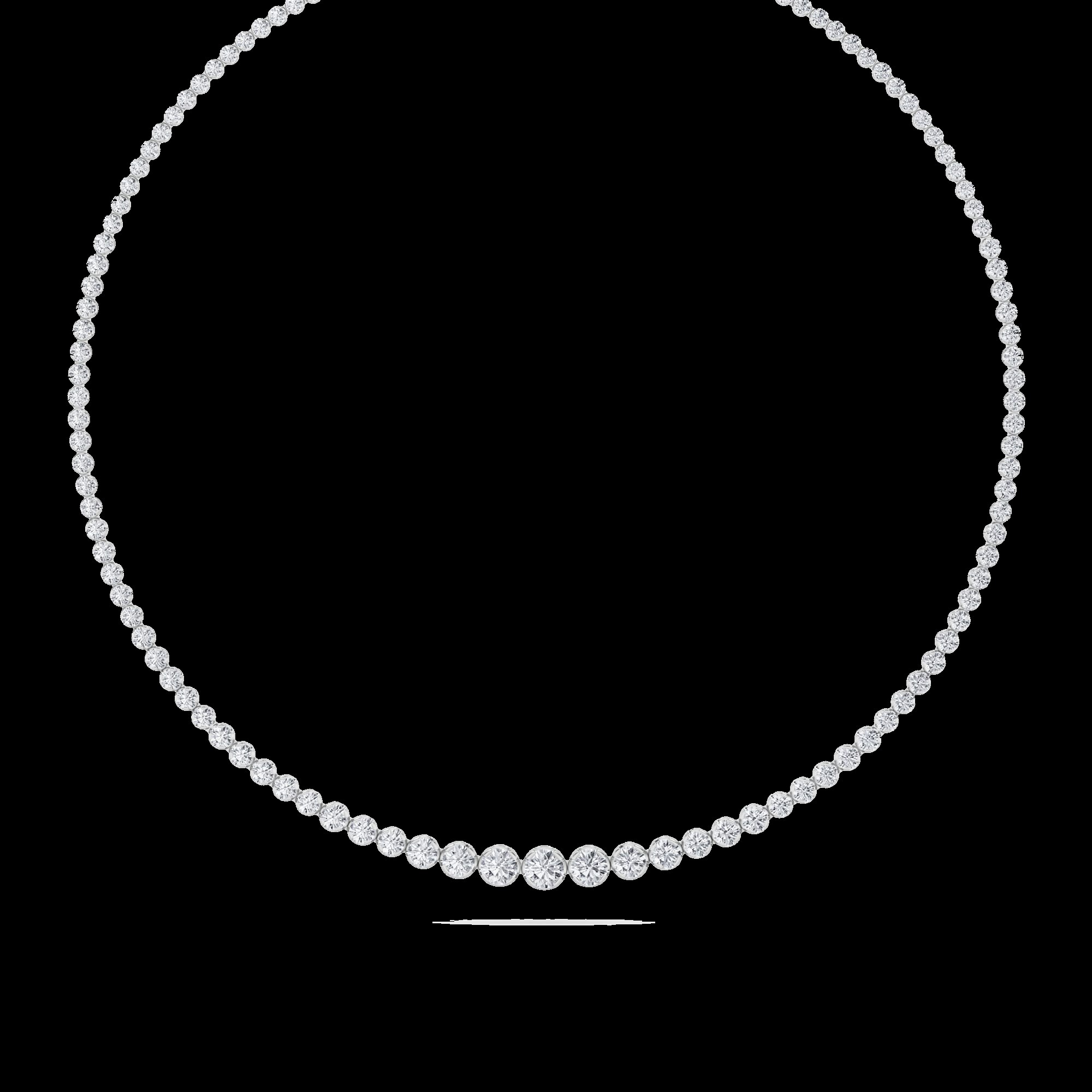 Graduated Tennis Necklace