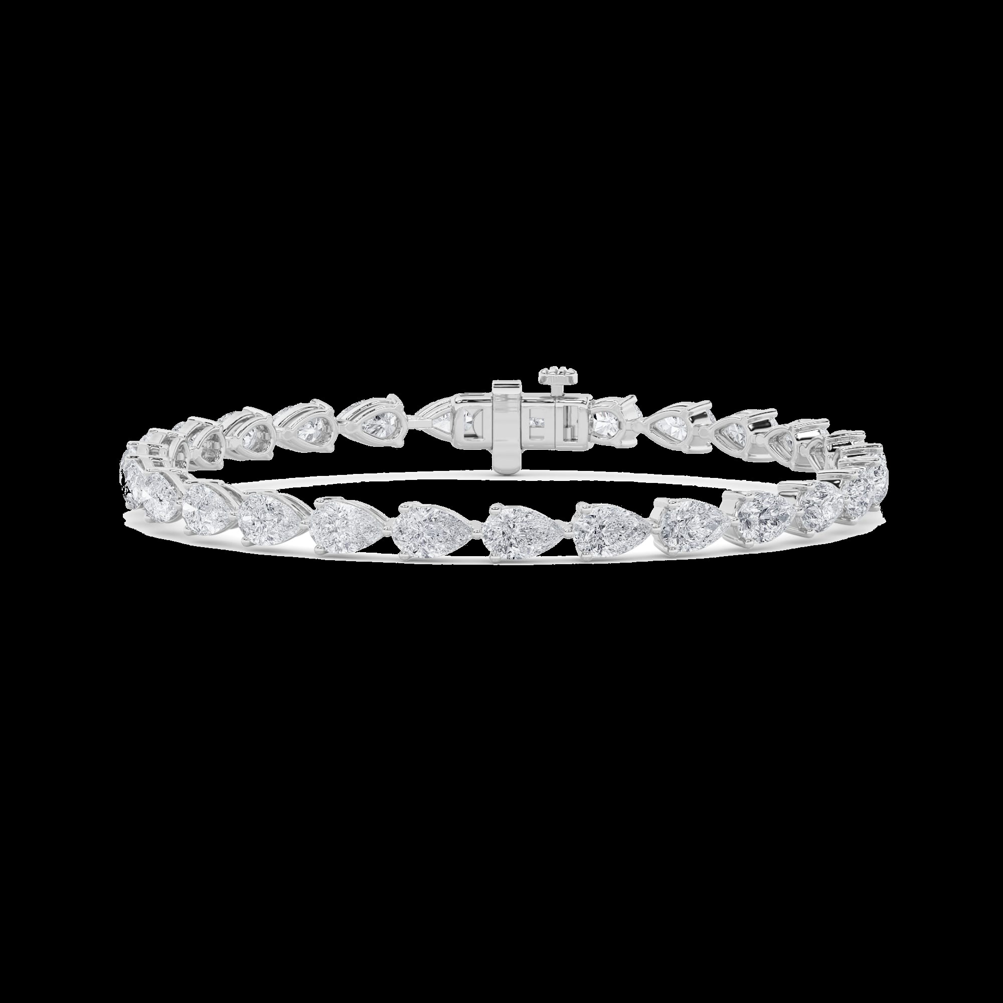 Pear Shape Tennis Bracelet