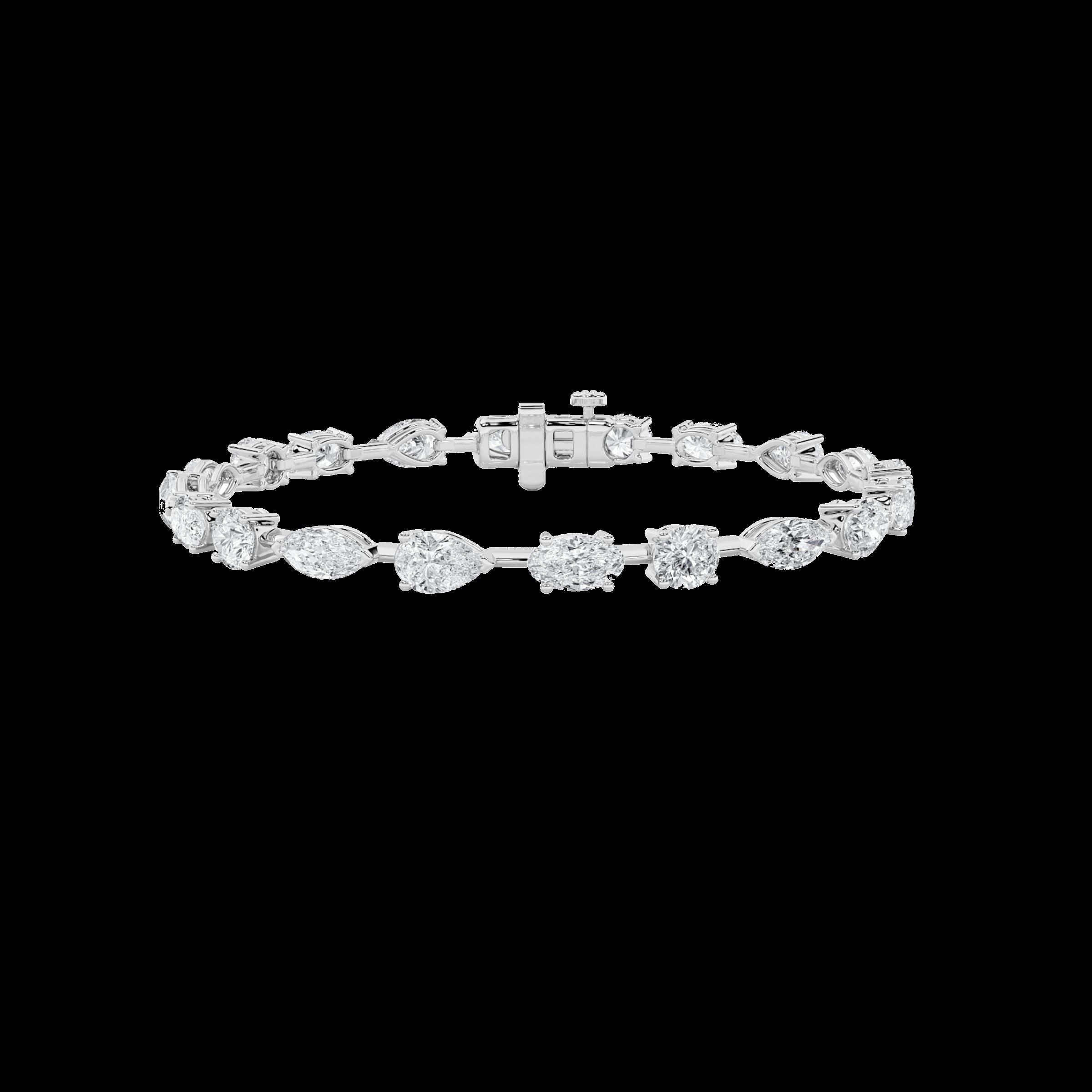 Multi Shape Tennis Bracelet
