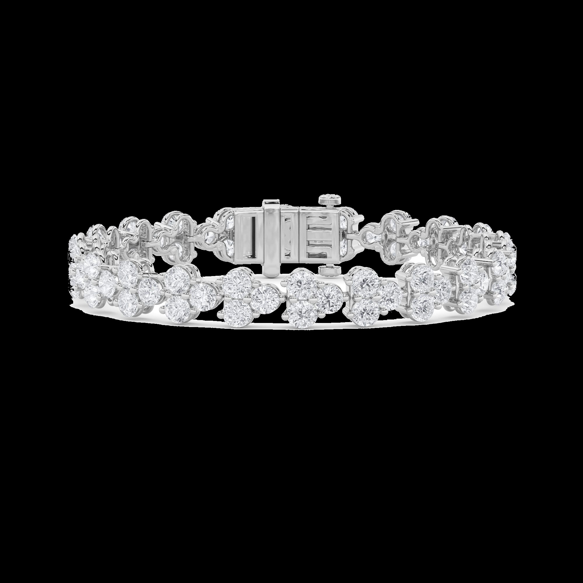 Three Stone Diamond Bracelet