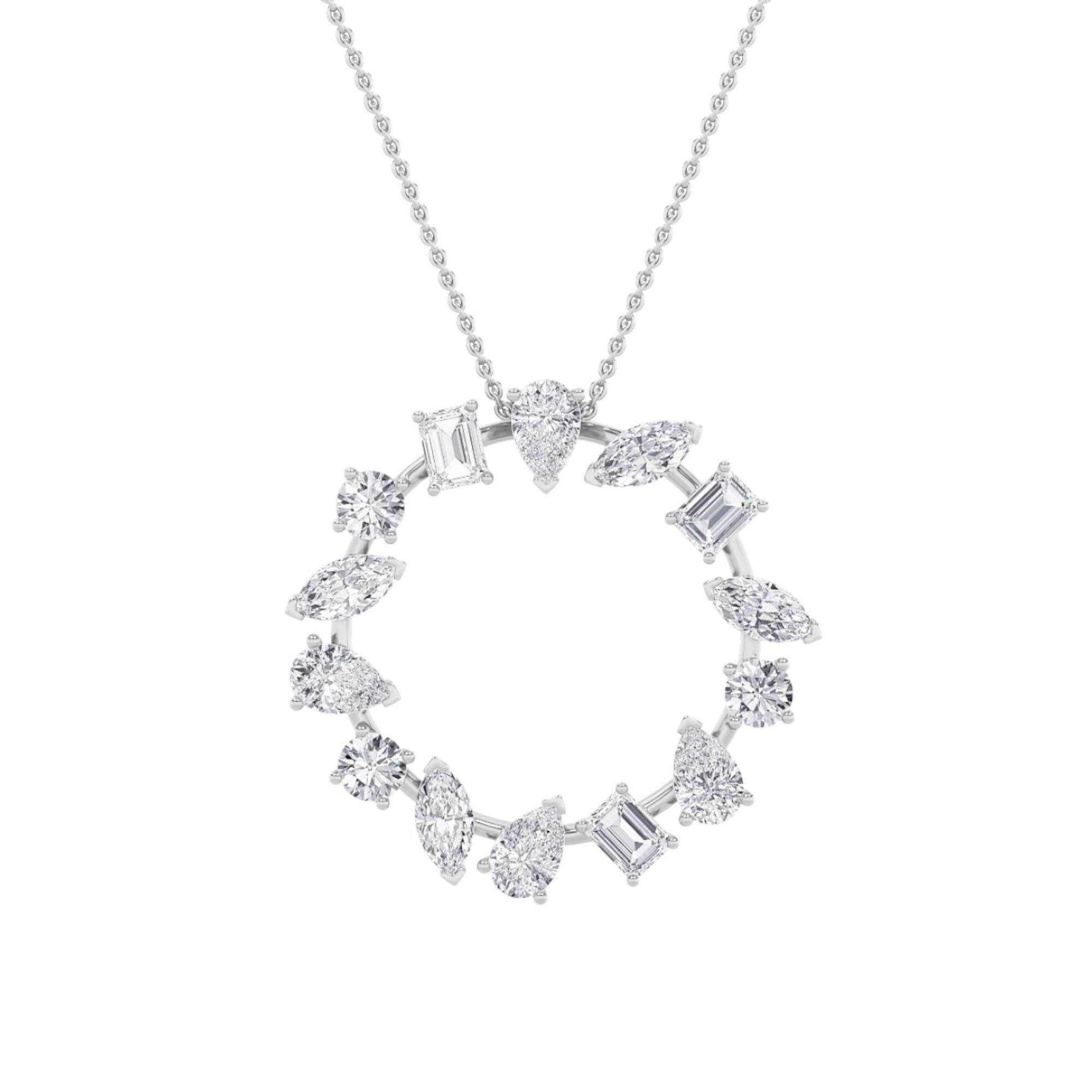 MULTI-SHAPE CIRCLE PENDANT