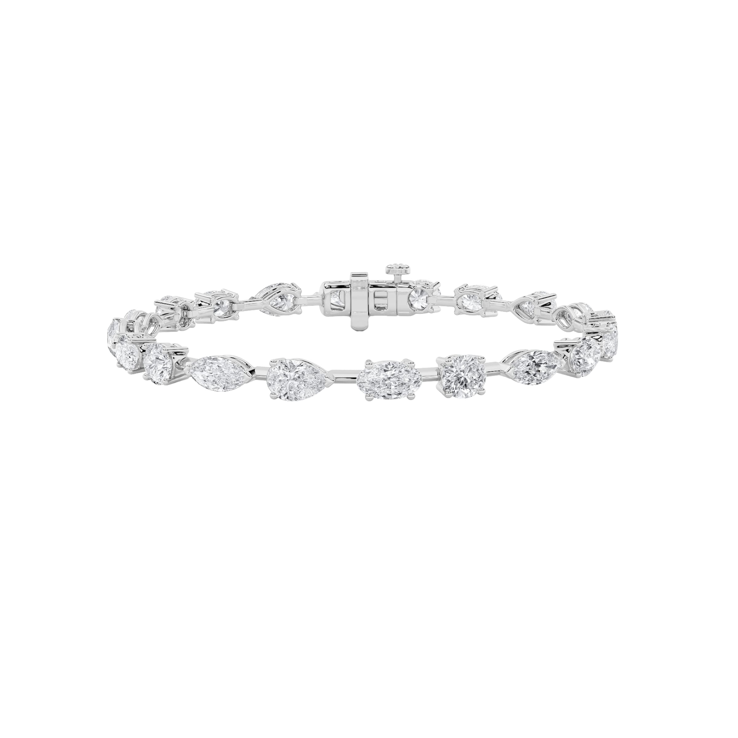 MULTI SHAPE TENNIS BRACELET