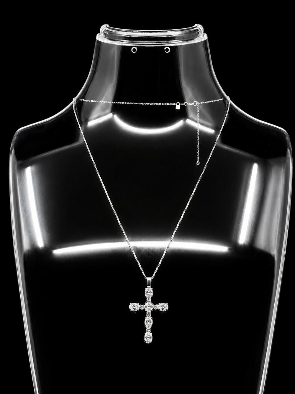 Oval Cross Pendant