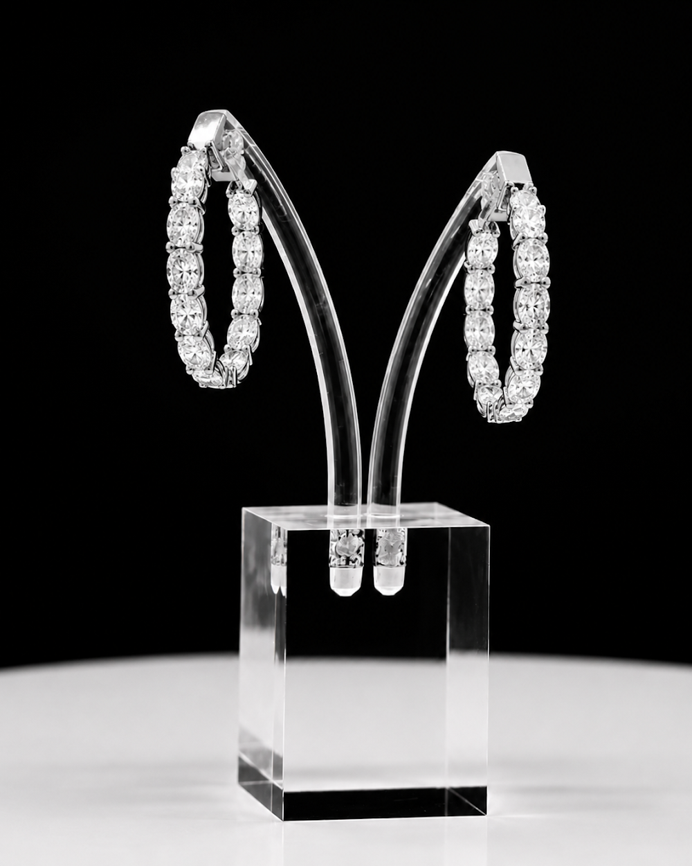 Oval Hoop Earrings