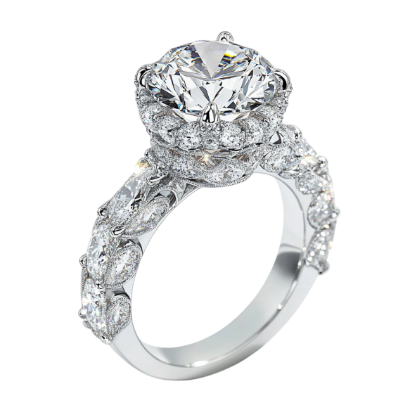 Cushion Vintage Diamond Ring