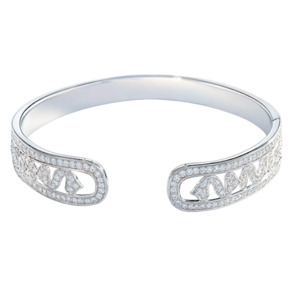 Bangle Pressing Diamond Bracelet