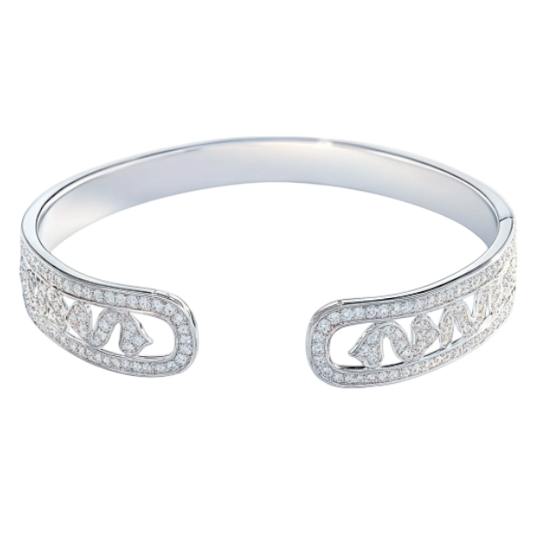 Bangle Pressing Diamond Bracelet