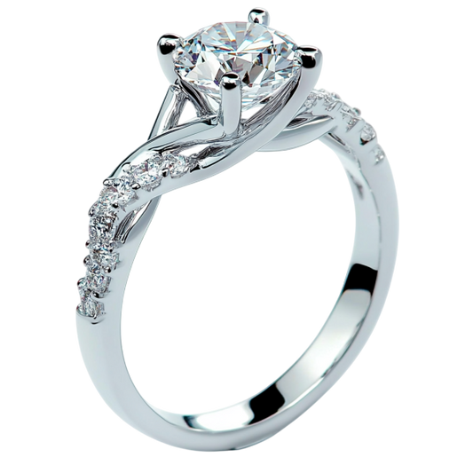 Bonded Round Diamond Ring