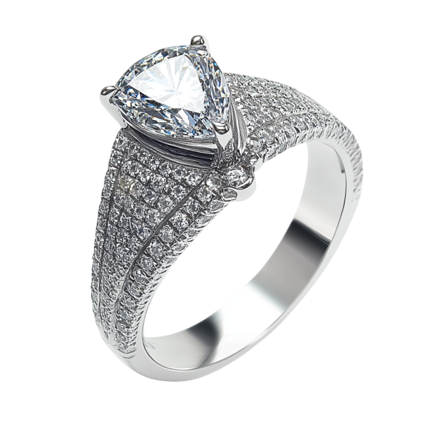 Fancy Round Diamond Ring