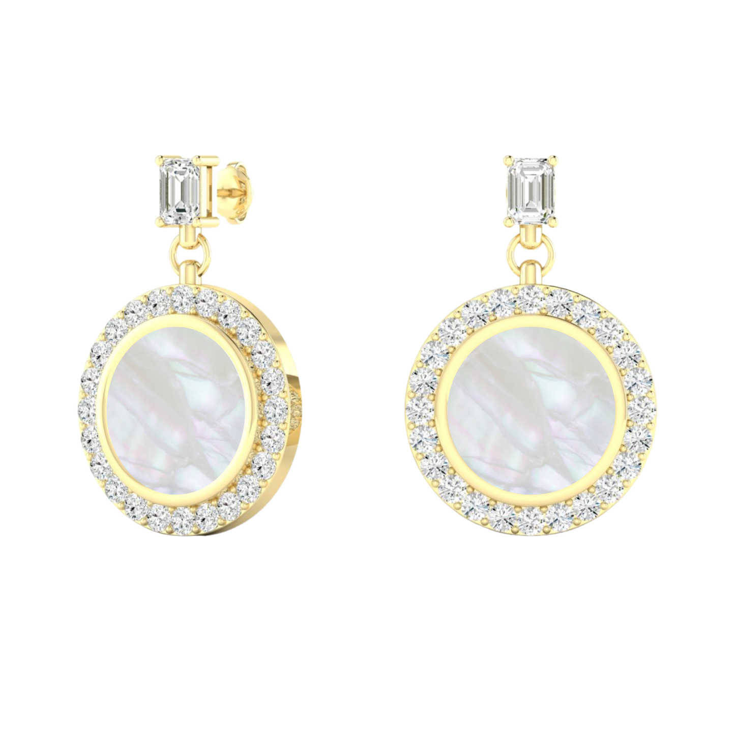 Mother of Pearl Drop Earrings