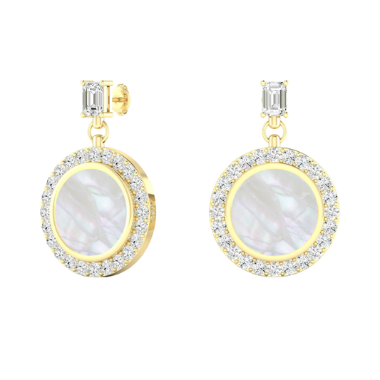 Mother of Pearl Drop Earrings