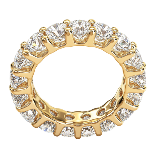 Eternity Golden Diamond Wedding Band