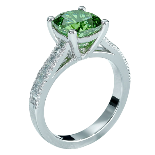 Green Special Round Diamond