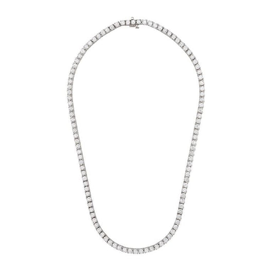 Classic Four Prong Tennis Necklace