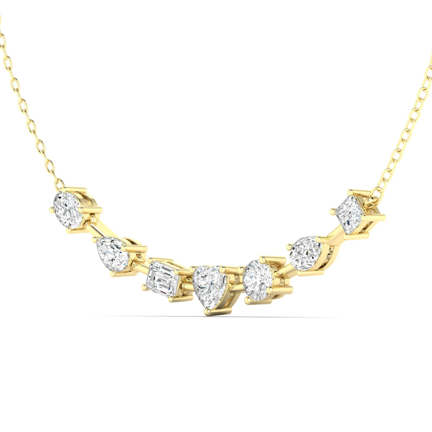 Multi Shape Flex Necklace