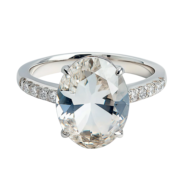 Oval Solitaire Ring