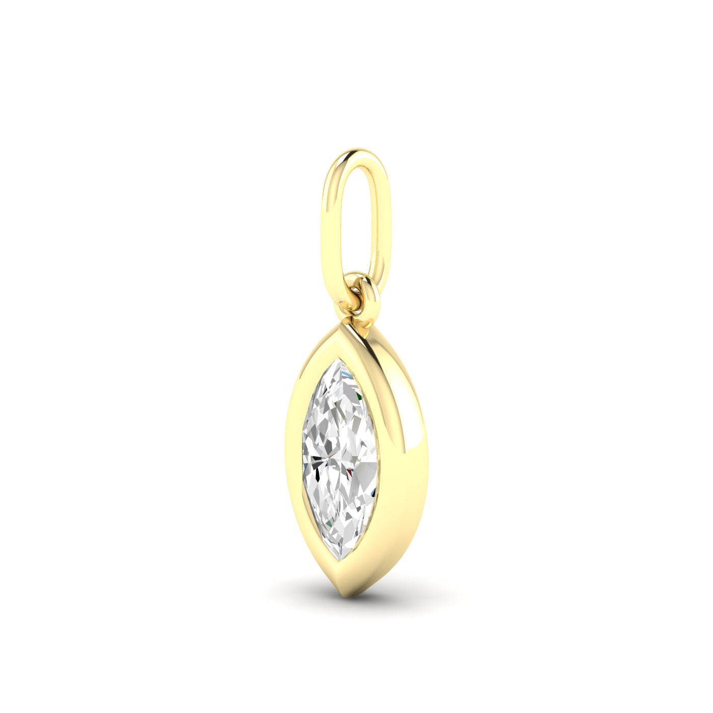 Marquise Domed Charm