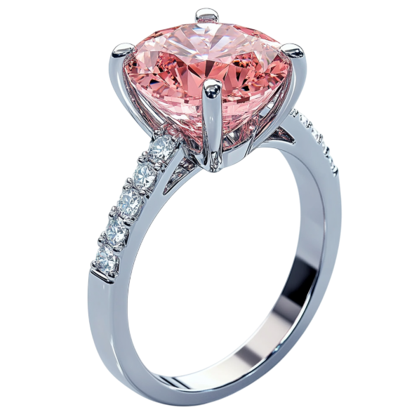 Pink Solitaire Diamond