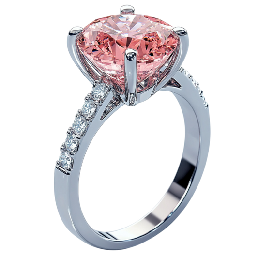 Pink Solitaire Diamond