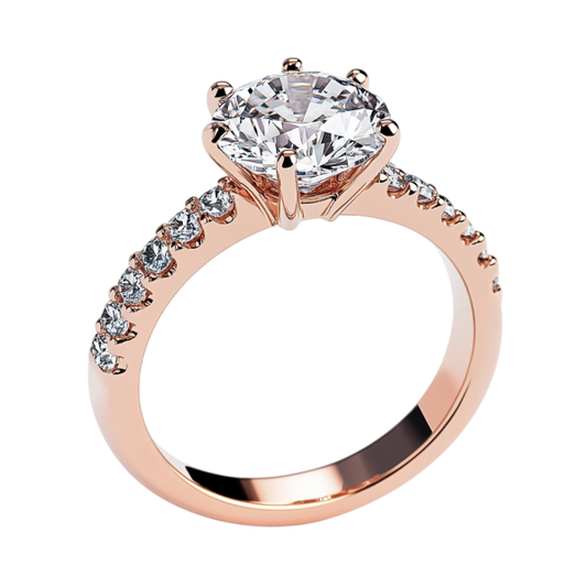 Rose Gold Flat Diamond