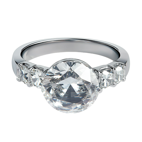 Round Ring and Diamond Side