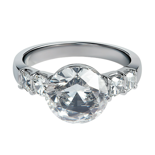 Round Ring and Diamond Side