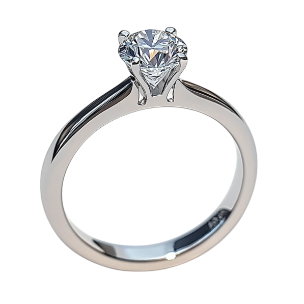 Solitaire Side Design Ring