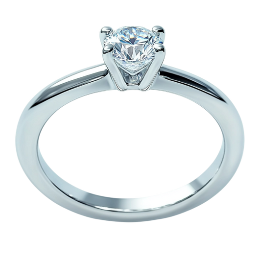 Solitaire Straight Diamond Ring