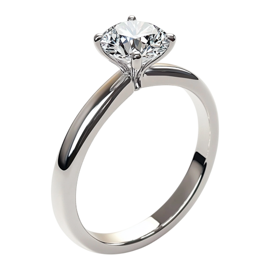 Solitaire Hugging Diamond Ring