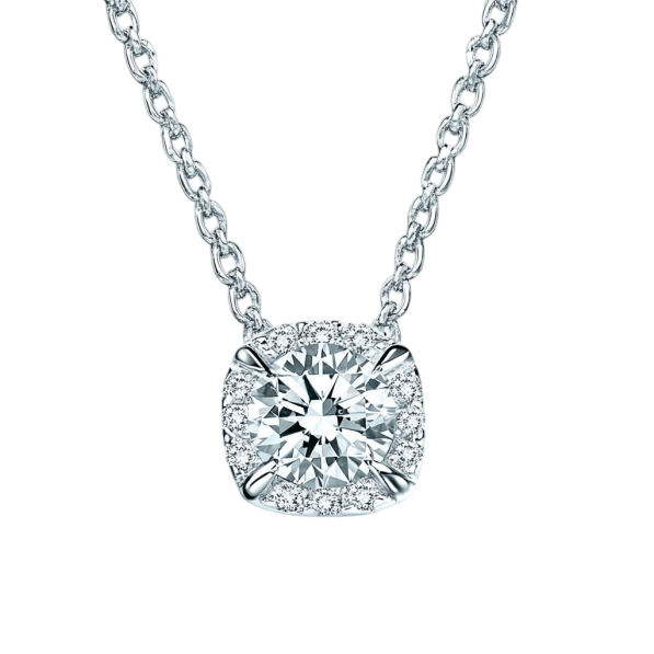 Royal Round Solitaire Diamond Pendant