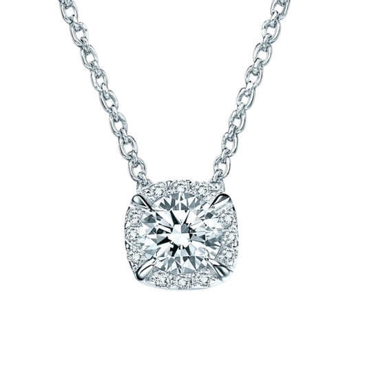 Royal Round Solitaire Diamond Pendant