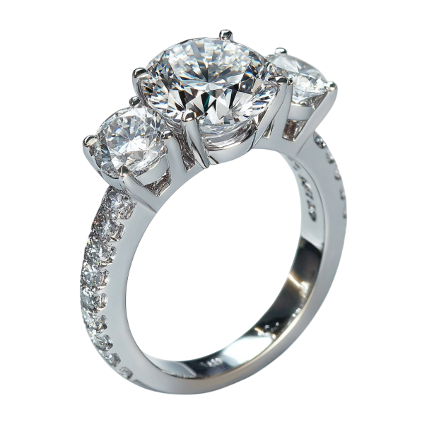 Three Stone Grand Ring